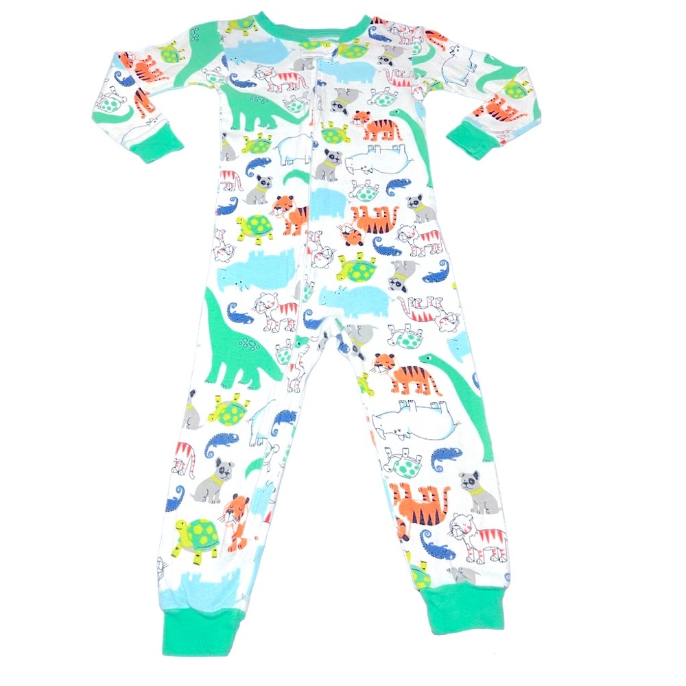 Carter’s Baby Boy Long Sleeved Zipper Onesie - Size 24 months